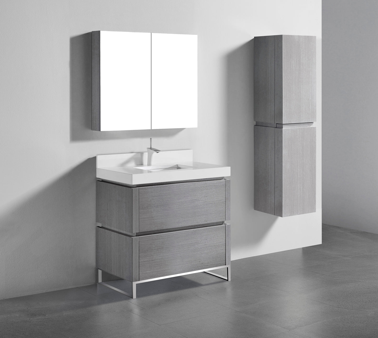 Madeli Metro 36" Free Standing Vanity Cabinet