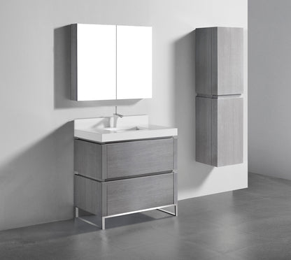 Madeli Metro 36" Free Standing Vanity Cabinet