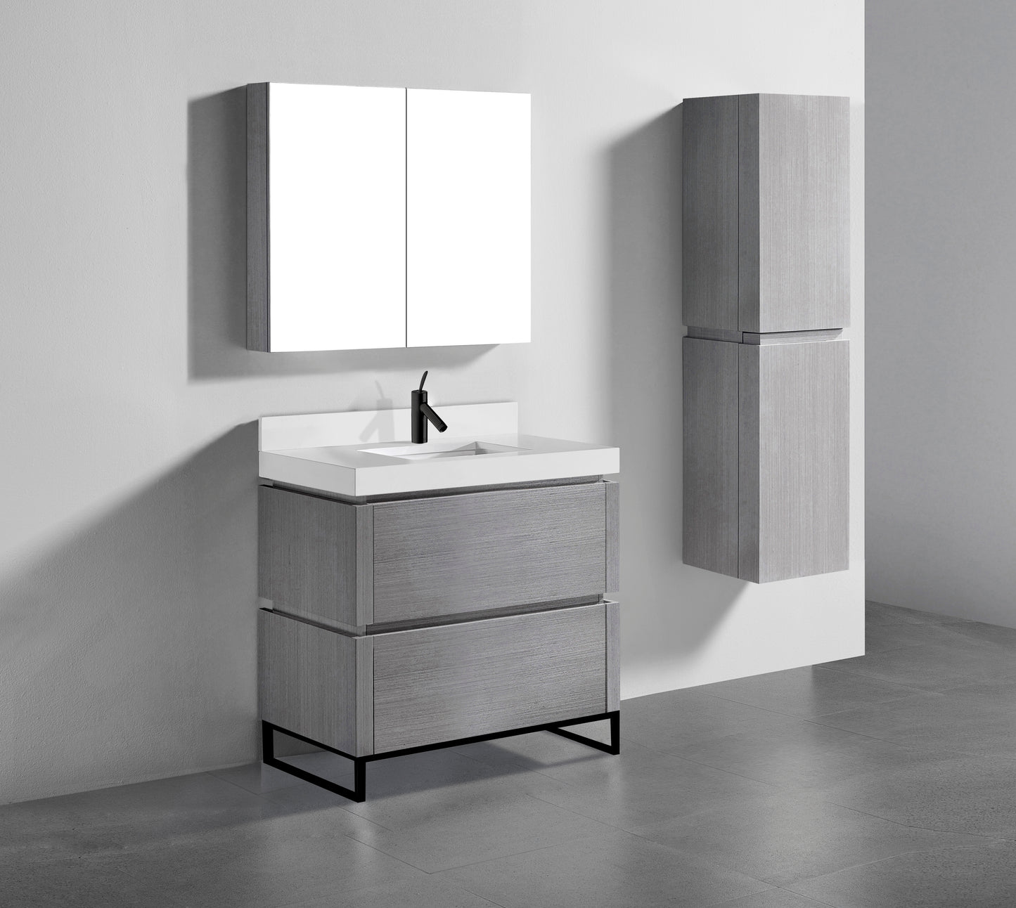 Metro 36" Free Standing Vanity Cabinet