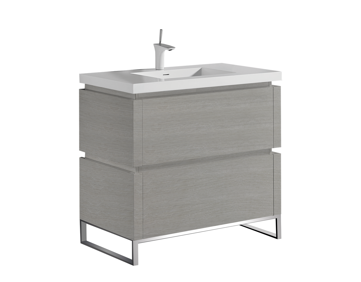 Metro 42" Free Standing Vanity Cabinet