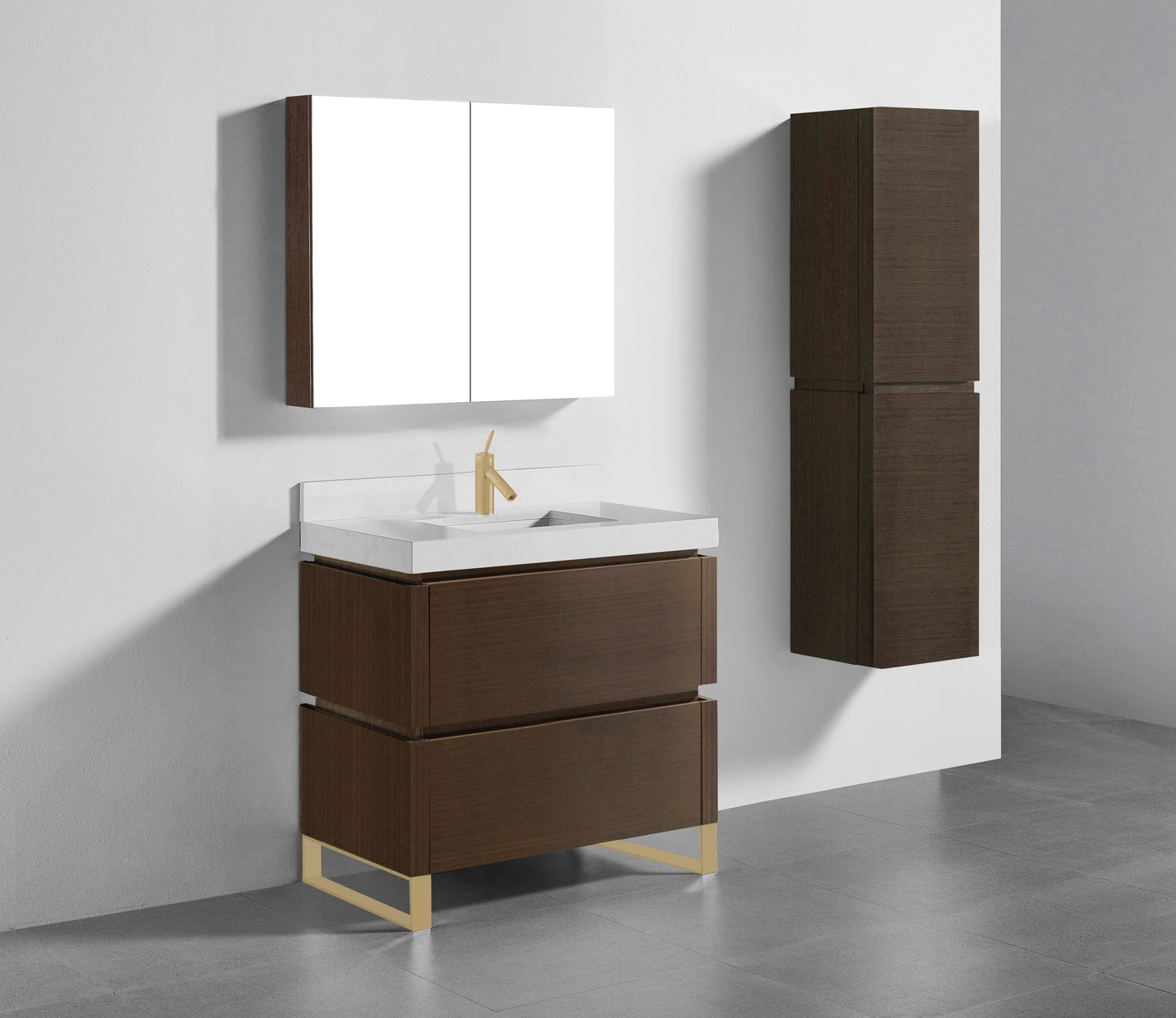 Metro 36" Free Standing Vanity Cabinet