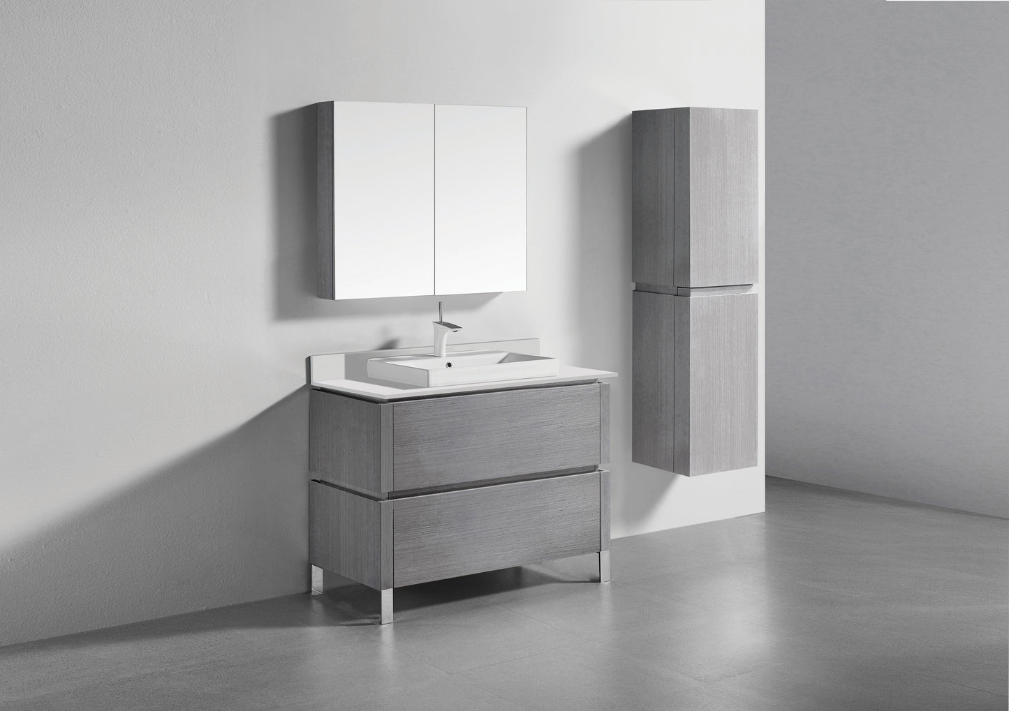 Metro 42" Free Standing Vanity Cabinet