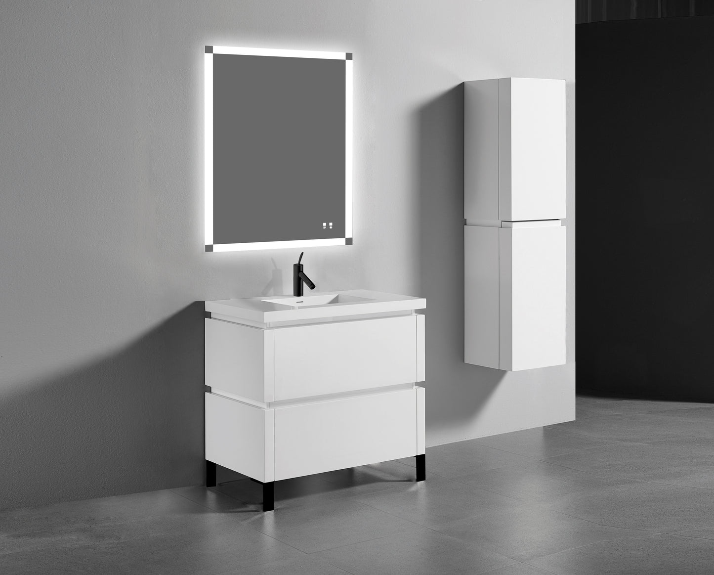 Metro 42" Free Standing Vanity Cabinet