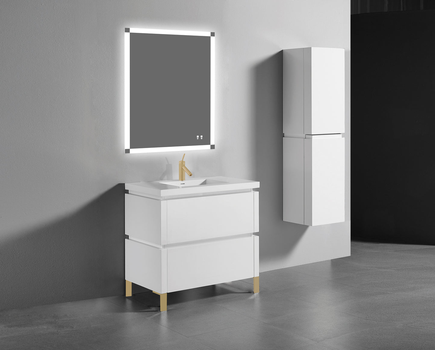 Metro 42" Free Standing Vanity Cabinet