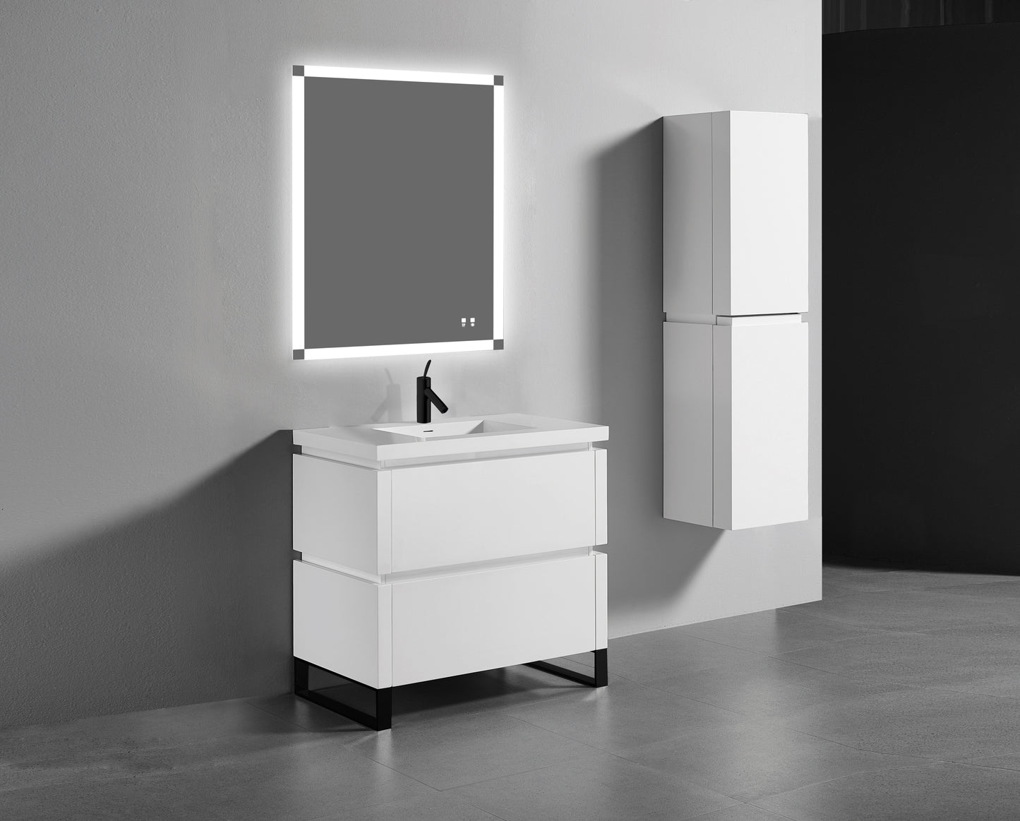 Metro 42" Free Standing Vanity Cabinet