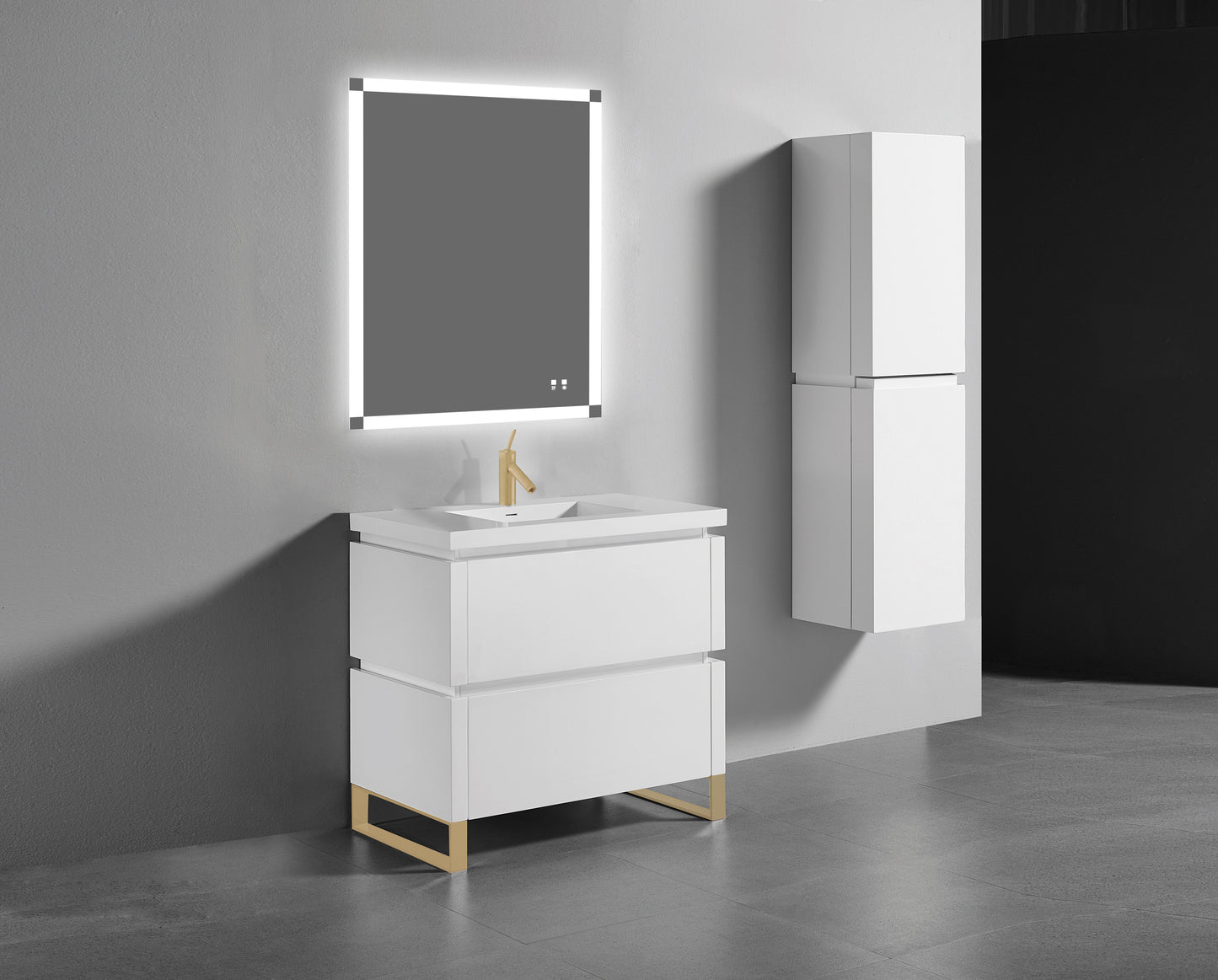 Metro 42" Free Standing Vanity Cabinet