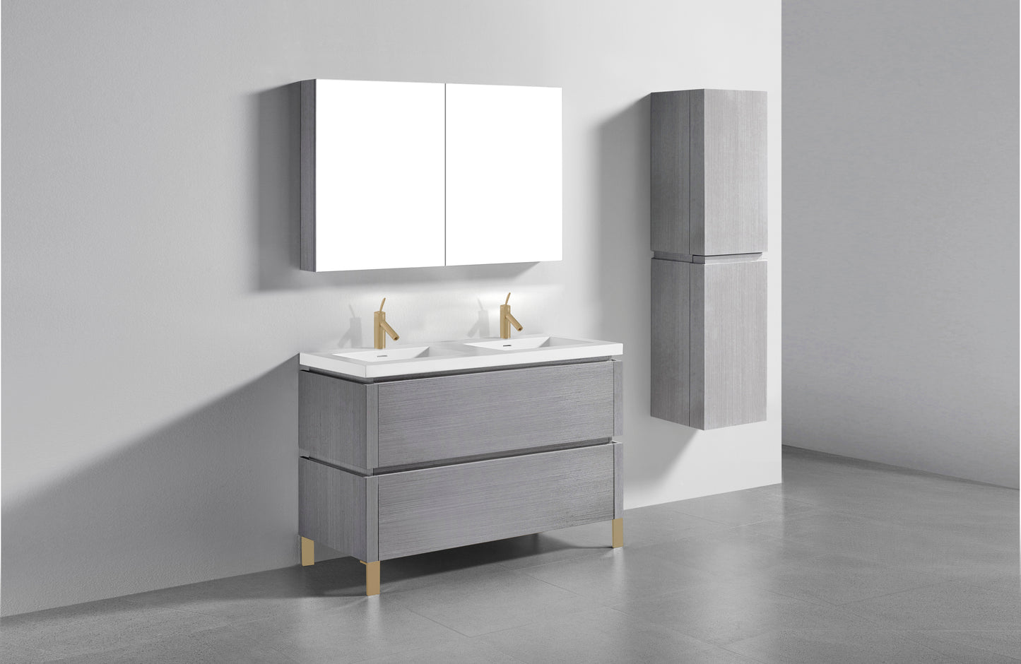 Metro 48D" Free Standing Vanity Cabinet