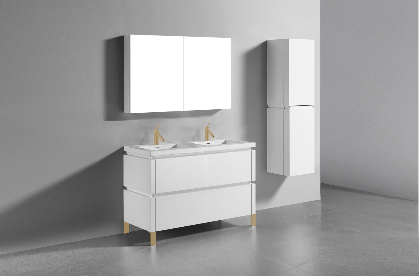 Metro 48D" Free Standing Vanity Cabinet