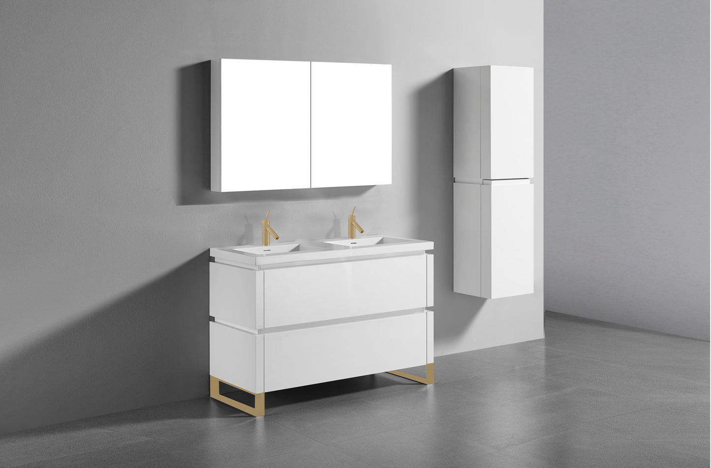 Metro 48D" Free Standing Vanity Cabinet