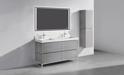 Madeli Metro 60D" Free Standing Vanity Cabinet