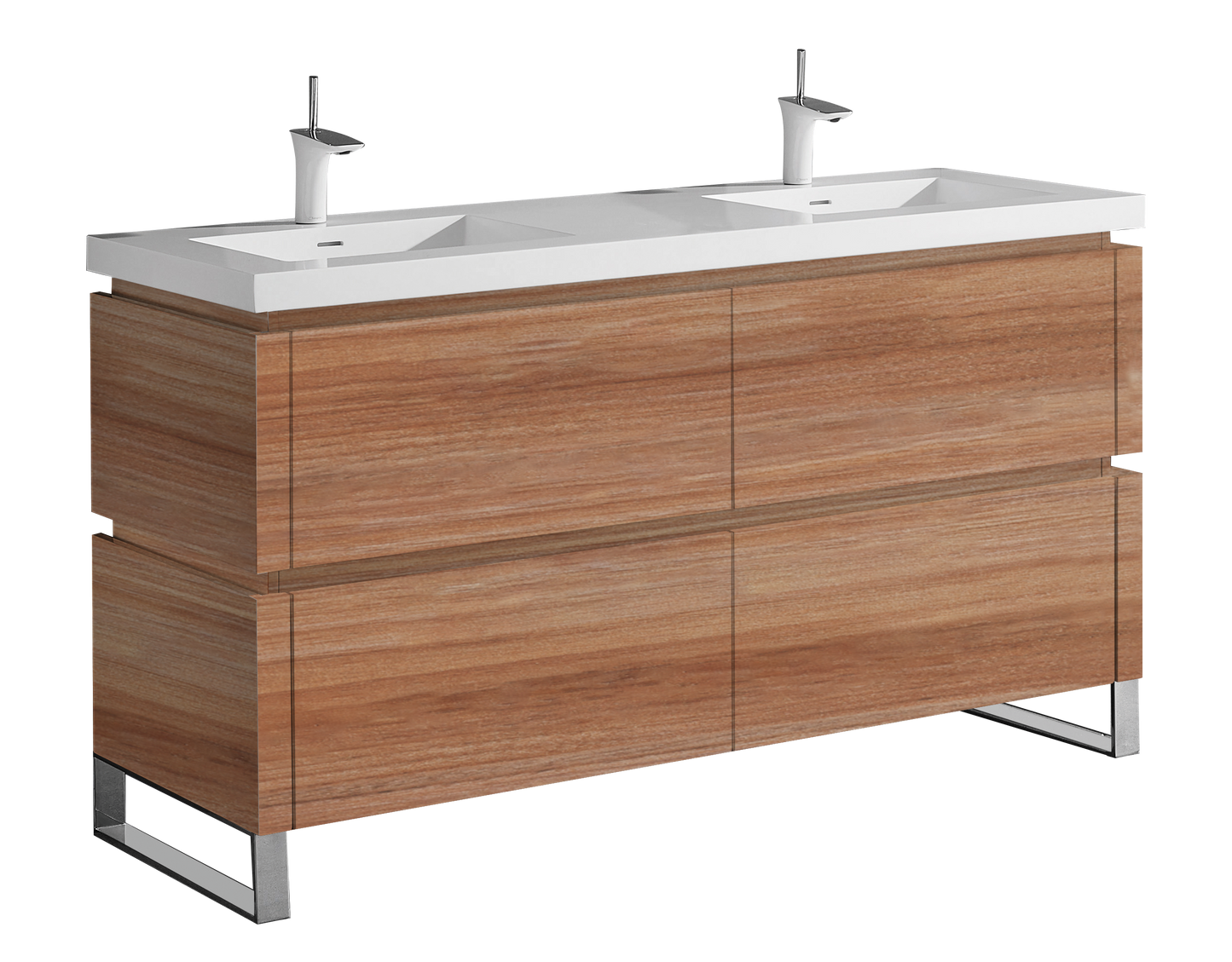Metro 72D" Free Standing Vanity Cabinet