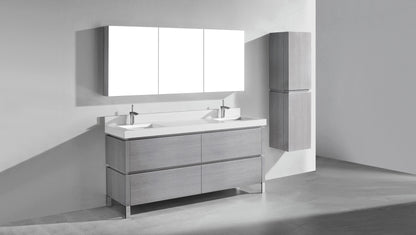 Metro 72D" Free Standing Vanity Cabinet