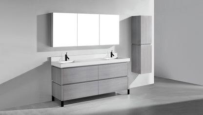 Metro 72D" Free Standing Vanity Cabinet