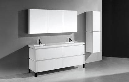 Metro 72D" Free Standing Vanity Cabinet
