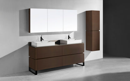 Metro 72D" Free Standing Vanity Cabinet