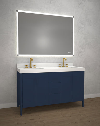 Encore 60D" Free standing Vanity Cabinet