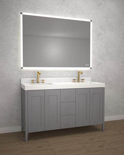 Encore 60D" Free standing Vanity Cabinet