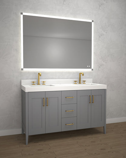Encore 60D" Free standing Vanity Cabinet