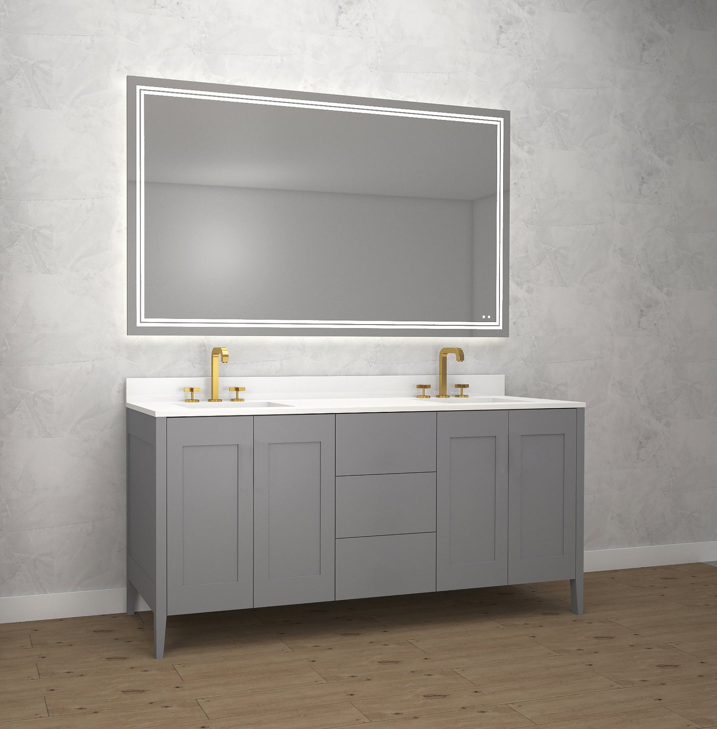 Encore 72" Free Standing Vanity Cabinet