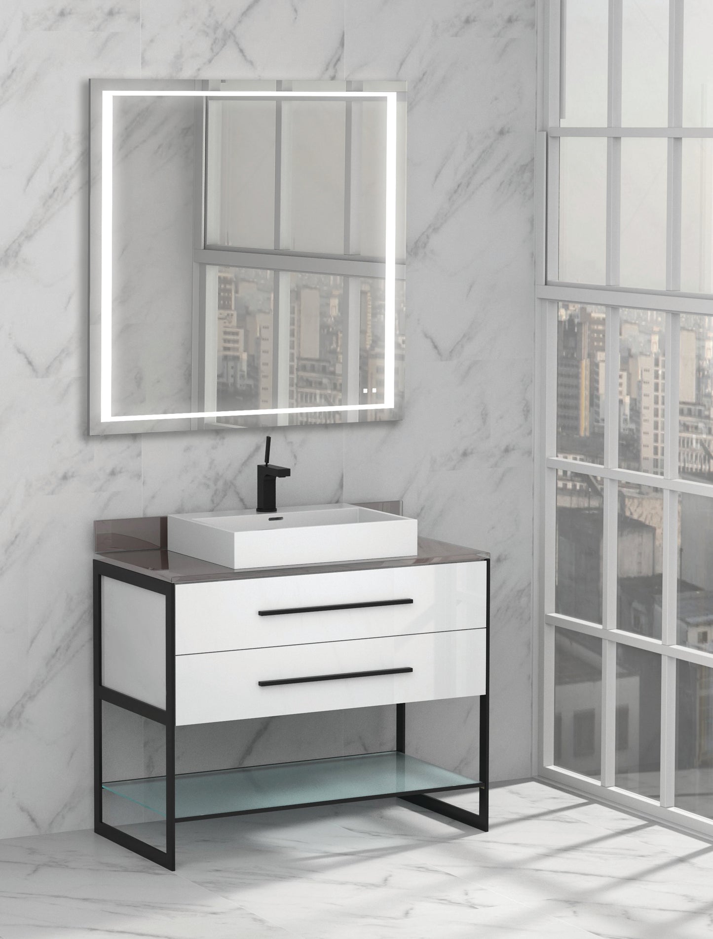 Silhouette 42" Free Standing Cabinet