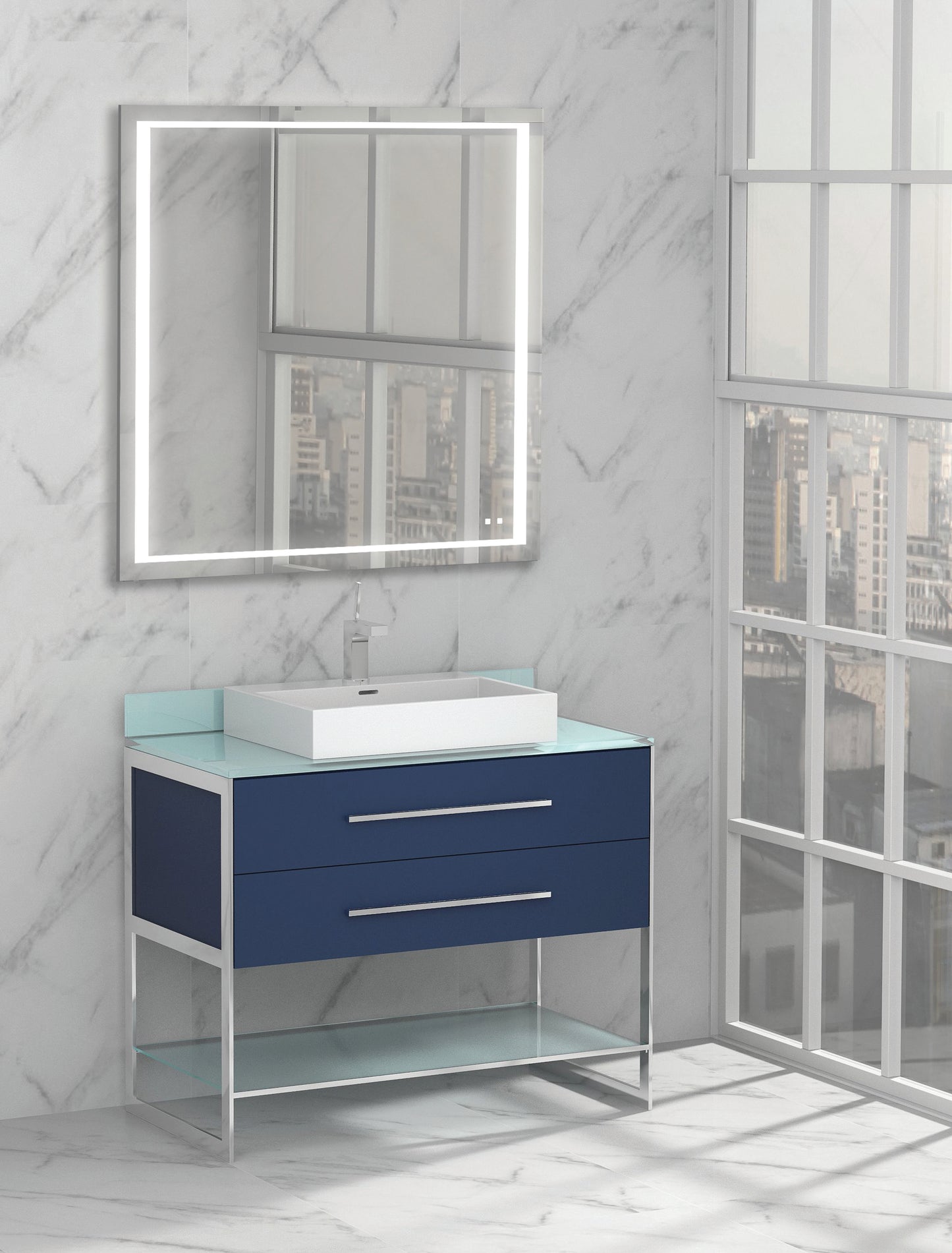 Silhouette 42" Free Standing Cabinet