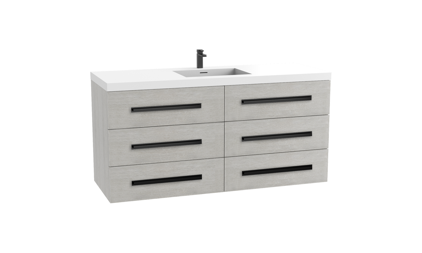 Madeli Epic 60C" Wall hung Vanity Cabinet