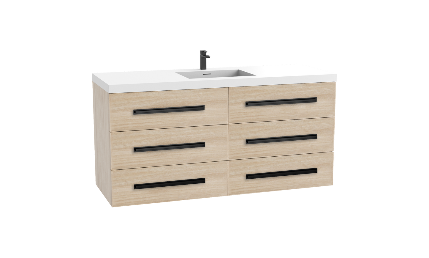Epic 60C" Wall hung Vanity Cabinet