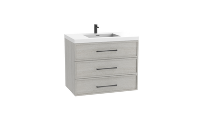 Legend 30" Wall hung Vanity Cabinet