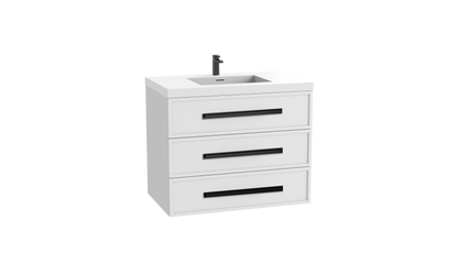 Legend 36" Wall hung Vanity Cabinet