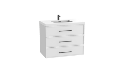 Legend 36" Wall hung Vanity Cabinet