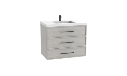 Legend 30" Wall hung Vanity Cabinet