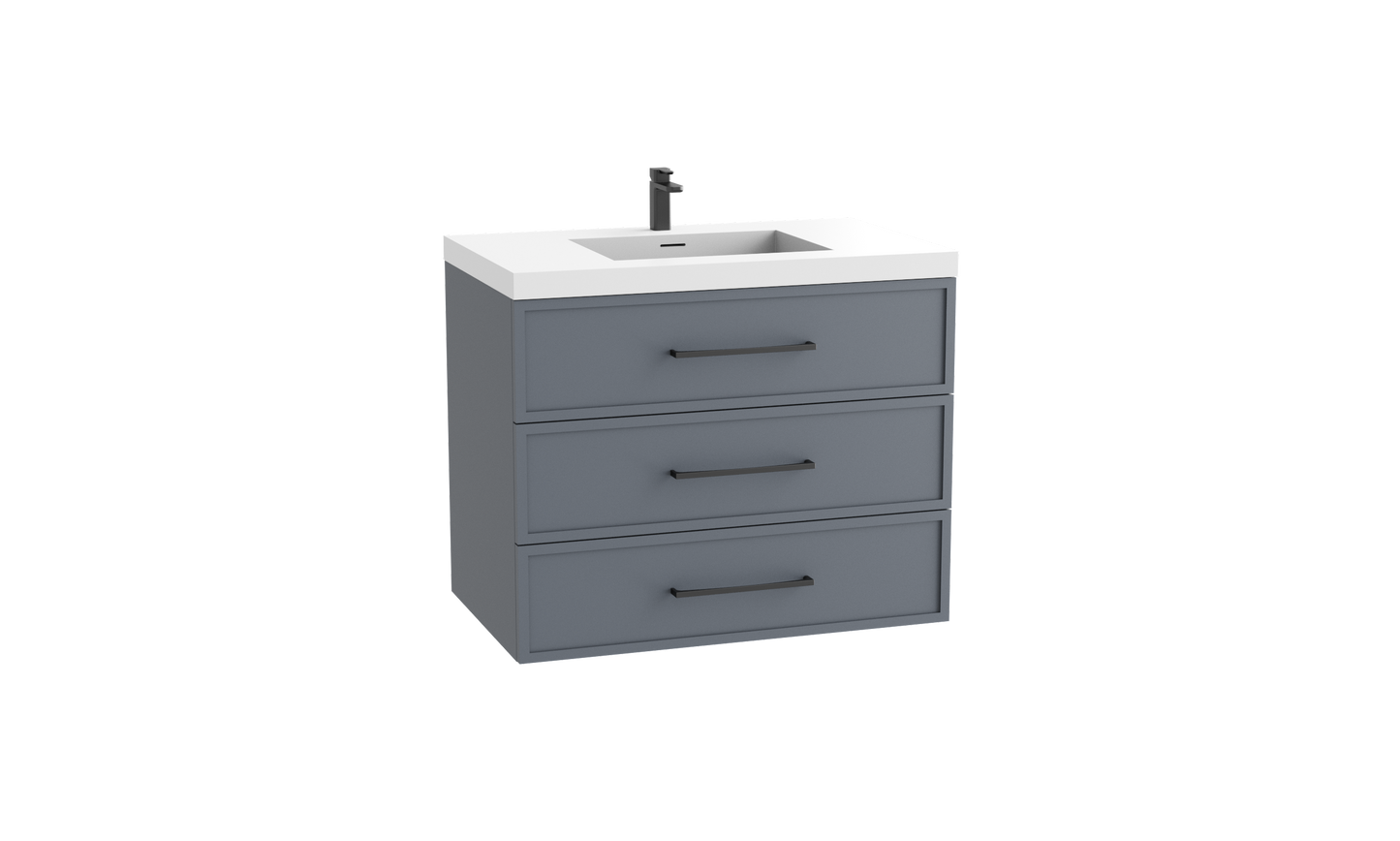 Legend 36" Wall hung Vanity Cabinet