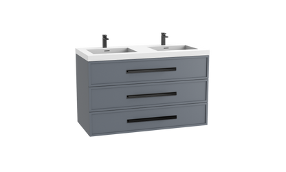 Legend 48D" Wall hung Vanity Cabinet