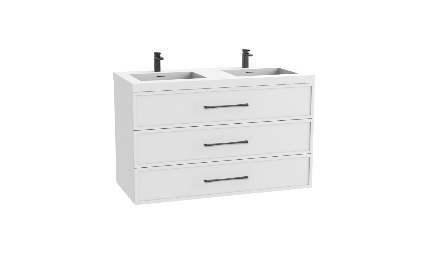 Legend 48D" Wall hung Vanity Cabinet