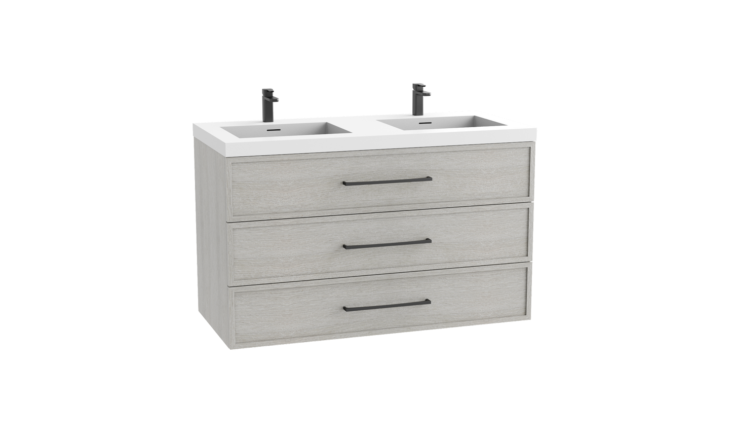 Legend 48D" Wall hung Vanity Cabinet