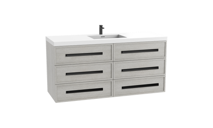 Madeli Legend 60C" Wall hung Vanity Cabinet