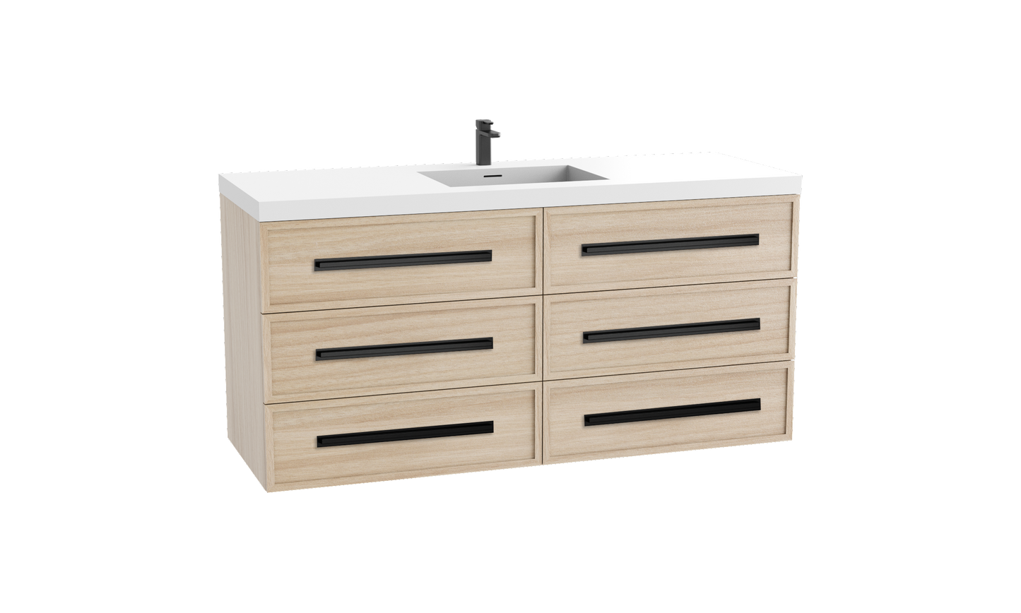 Legend 60C" Wall hung Vanity Cabinet