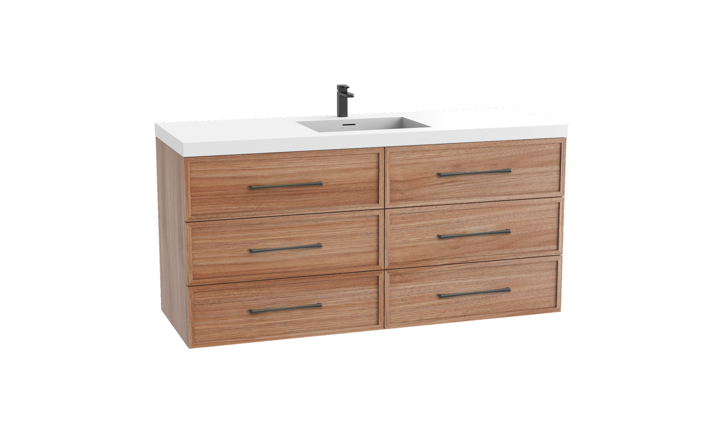 Legend 60C" Wall hung Vanity Cabinet