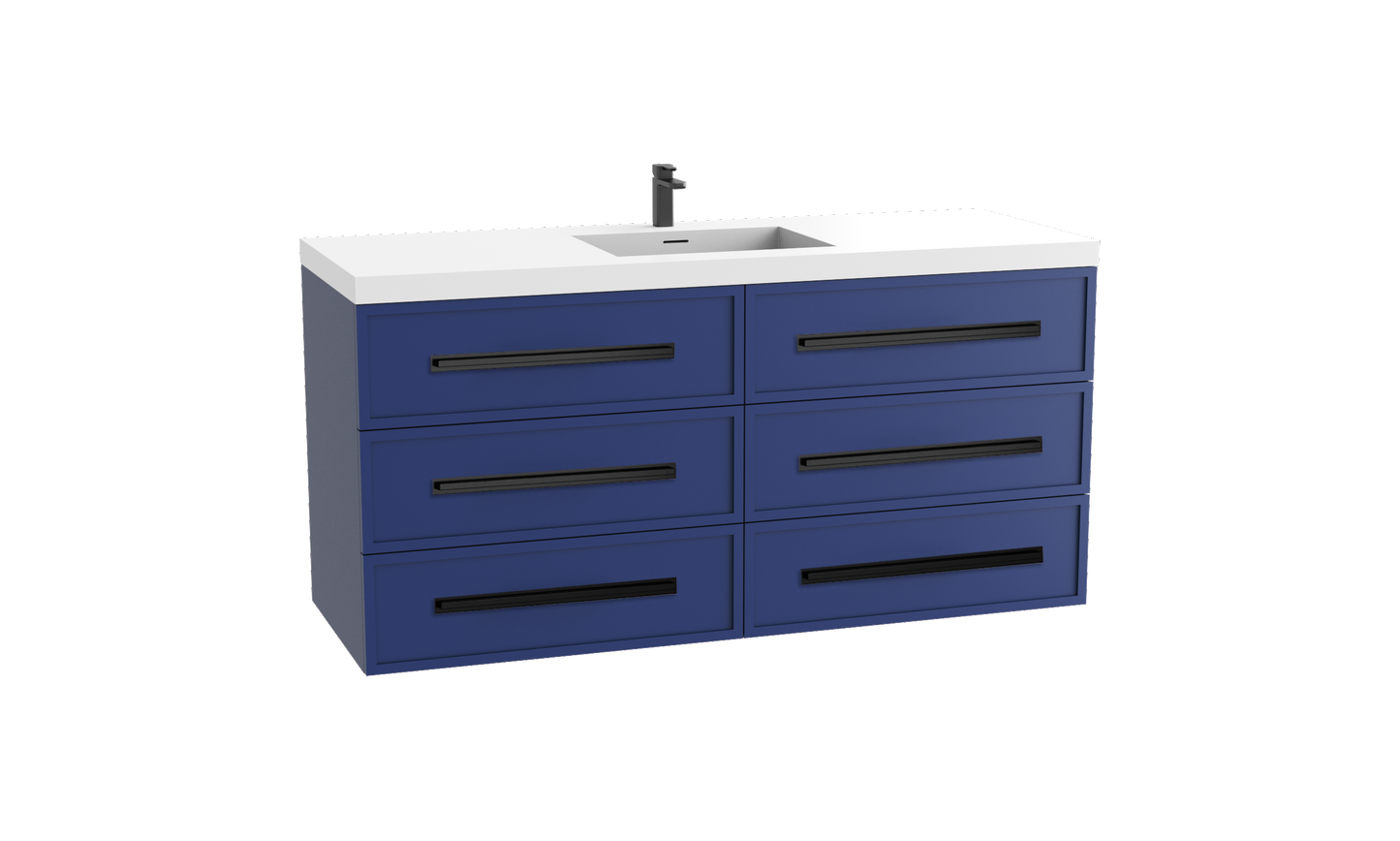 Legend 60C" Wall hung Vanity Cabinet
