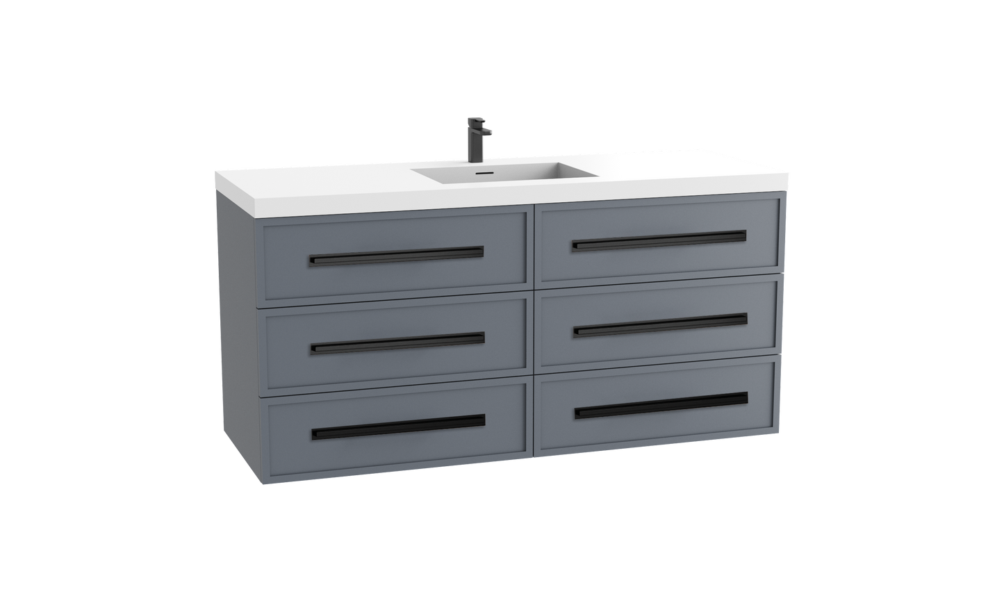 Legend 60C" Wall hung Vanity Cabinet