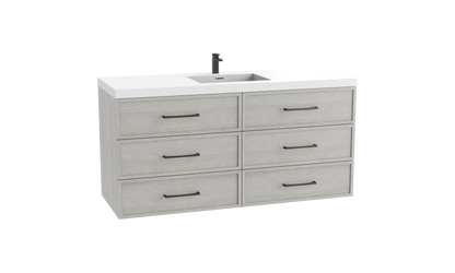 Legend 60C" Wall hung Vanity Cabinet