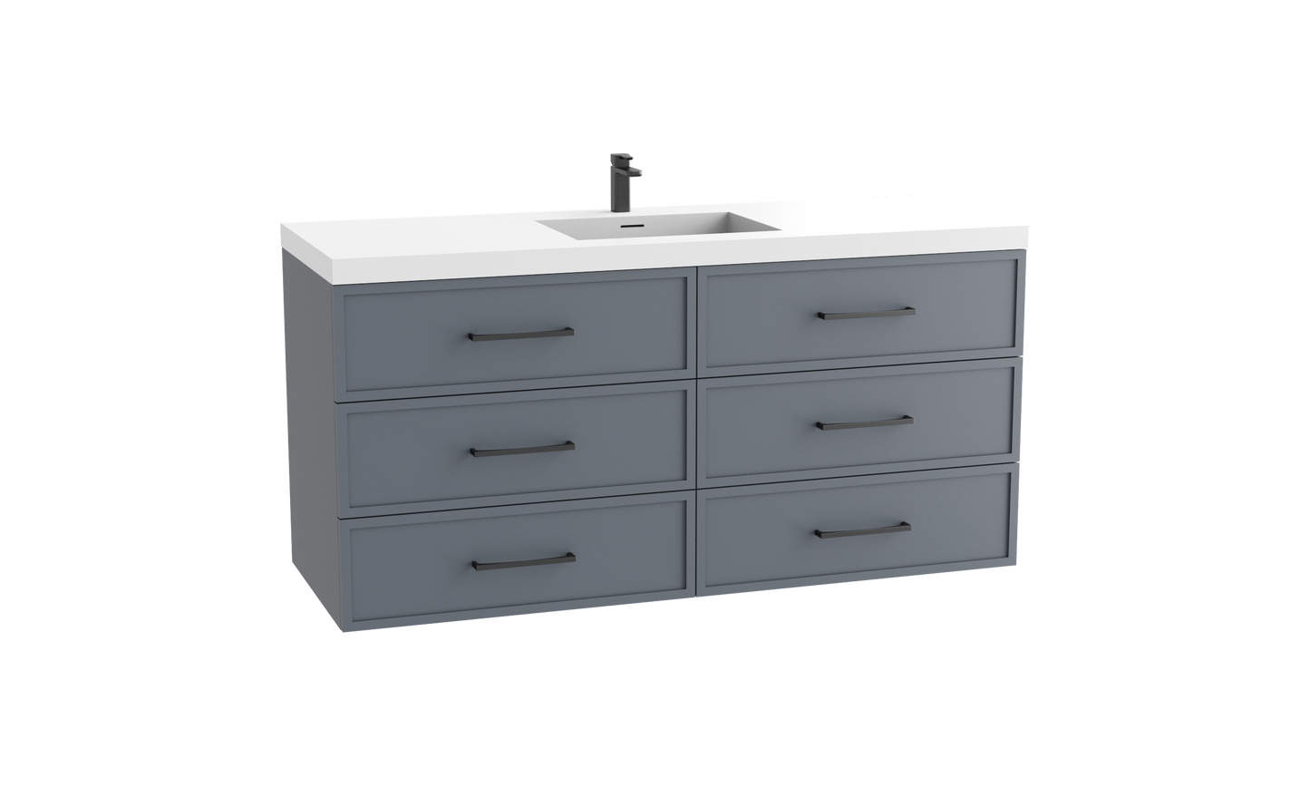 Legend 60C" Wall hung Vanity Cabinet