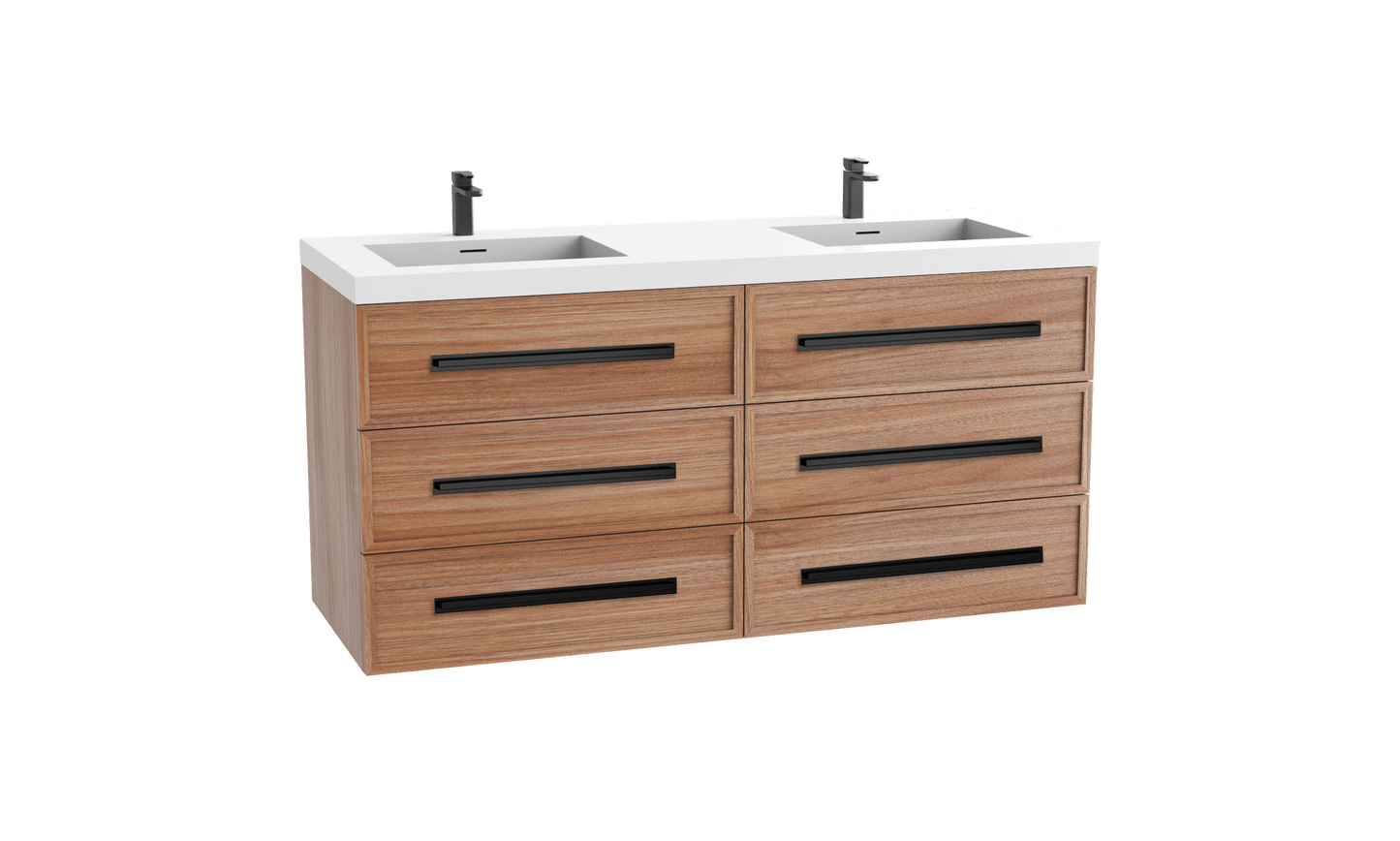 Legend 72D" Wall hung Vanity Cabinet
