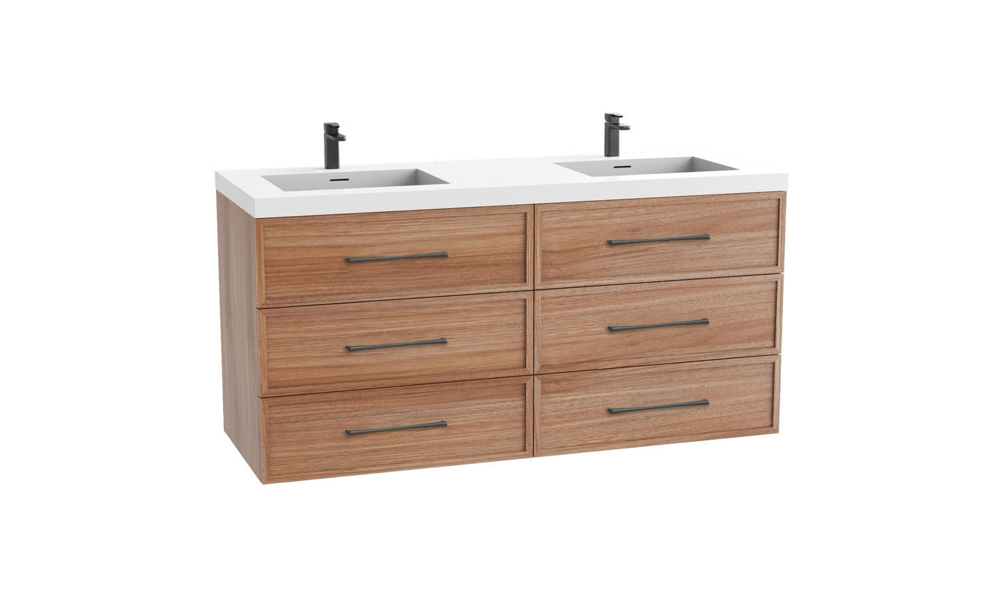 Legend 72D" Wall hung Vanity Cabinet