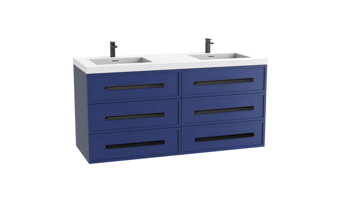 Legend 72D" Wall hung Vanity Cabinet