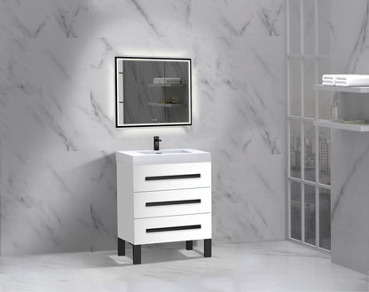 Icon 24" Free standing Vanity Cabinet with L-Feet