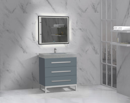 Icon 30" Free standing Vanity Cabinet with C-Base