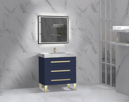 Icon 30" Free standing Vanity Cabinet with L-Feet