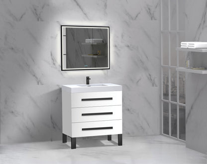 Icon 30" Free standing Vanity Cabinet with L-Feet