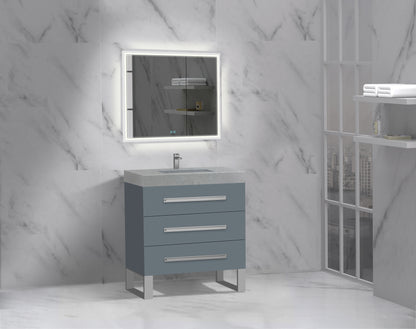 Icon 30" Free standing Vanity Cabinet with S-Feet